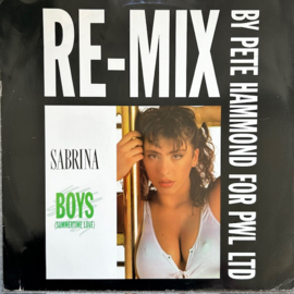 Sabrina ‎– Boys (Summertime Love) (Re-Mix By Pete Hammond)