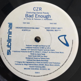 CZR Featuring Darryl Pandy – Bad Enough