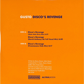 Gusto - Disco's Revenge (Blue vinyl)