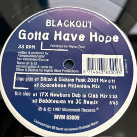 Blackout – Gotta Have Hope