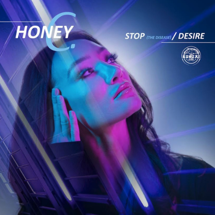 Honey C - STOP (THE DISEASE) - LIGHT BLUE COLOURED VINYL