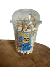 Persoonlijke popcorn beker minions