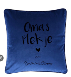 kussenhoes oma's plekje