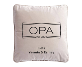 Kussenhoes opa est. …..