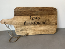 Borrelplank opa/papa