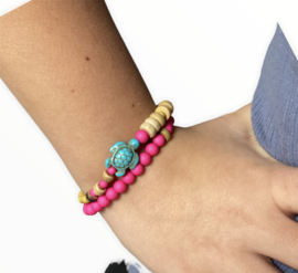 Armbandset van 2 schildpad