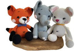 Gehaakte knuffel foxy de vos