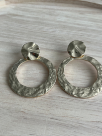 Statement oorbel gold