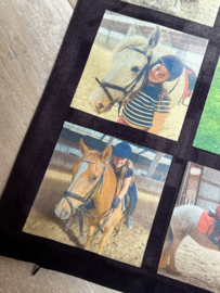 Kussenhoes met 9 foto’s 45x45cm