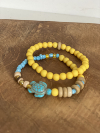 Armbandset van 2 schildpad