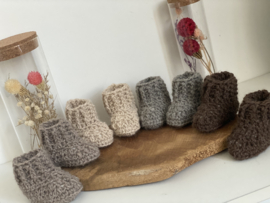 Alpaca muts met slofjes