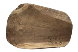Houten plank met namen