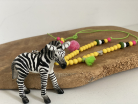 Funky dierenketting Ziva
