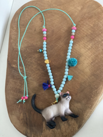 Funky dierenketting Katie