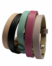 smalle leren armband kids