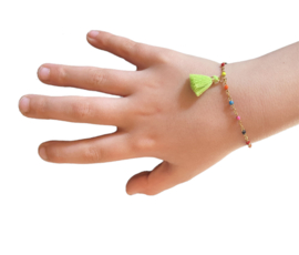 Armbandje gekleurde bol