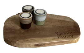 Houten plank met namen