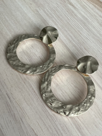 Statement oorbel gold