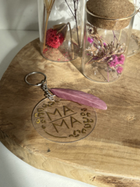 Sleutelhanger mama tijger