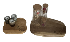 Houten plank met namen