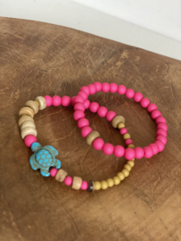 Armbandset van 2 schildpad