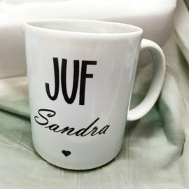 Persoonlijke beker juf/meester