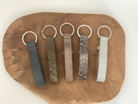 sleutelhanger leer