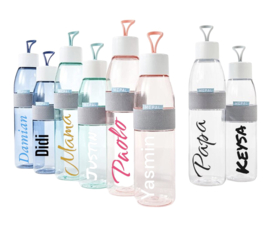 Naamsticker mepal waterfles