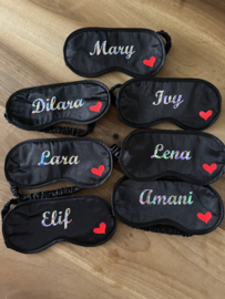 Slaapmasker met naam