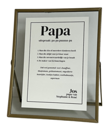 Fotolijst papa of mama