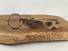 sleutelhanger leer