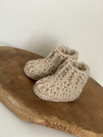 Alpaca muts met slofjes