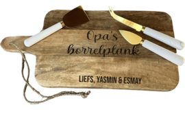 Borrelplank opa/papa