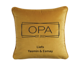 Kussenhoes opa est. …..
