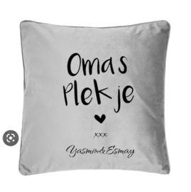 kussenhoes oma's plekje