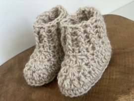 Alpaca muts met slofjes