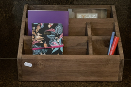 Houten Briefbak houder
