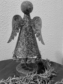 Engel met muntjes grijs  kl