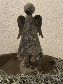 Engel met muntjes grijs  mid