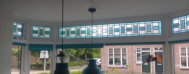 Bovenlichten in voor- en achtergevel