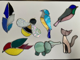 Workshop glas-in-lood of Tiffany zaterdag 21 juni 2025 vanaf 9.30 uur