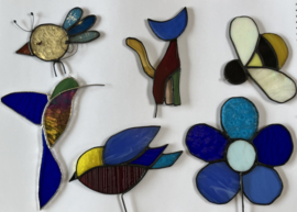 Workshop glas-in-lood of Tiffany zaterdag 21 juni 2025 vanaf 9.30 uur