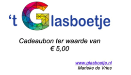 Cadeaubon € 5,00