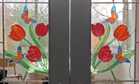 Binnendeuren Tulpen & Vlinders