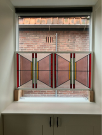 Glas-in-lood tegen inkijk