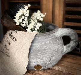 Shabby doek Earl grey