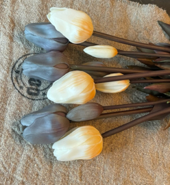 Tulpen grijs 45cm