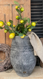Brynxz Planter One Line Stone Black