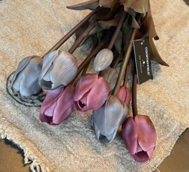 Tulpen grijs 45cm
