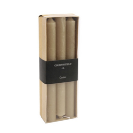 Dinerkaars beige 20cm  6 stuks